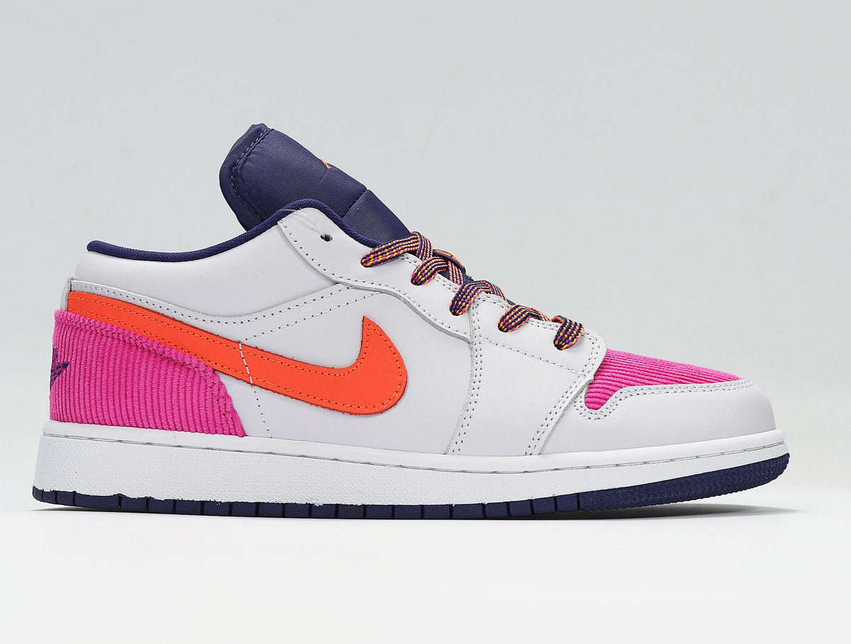 Nike Air Force 1 Low Sneakers, in White Pink Orange 554723-502 - product image from the listing.