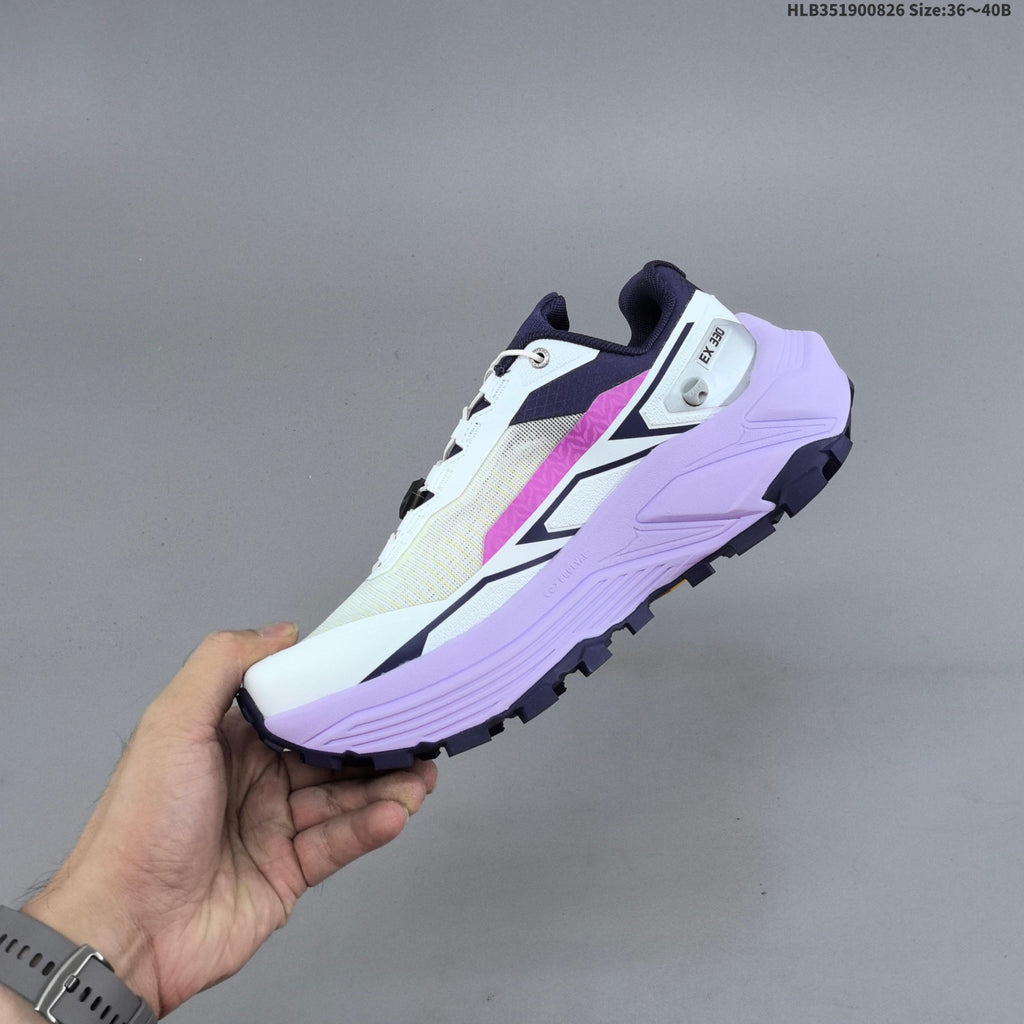 KAILAS FUGA EX330 Trail Running Shoes in White Purple - product image from the listing.