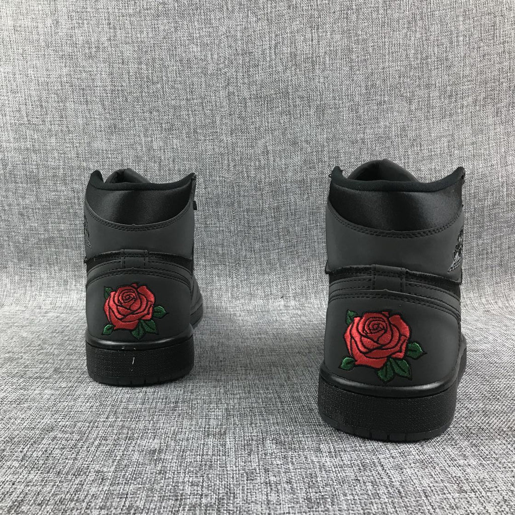 Black Rose Sneakers - Air Jordan 1 Retro High - product image from the listing.
