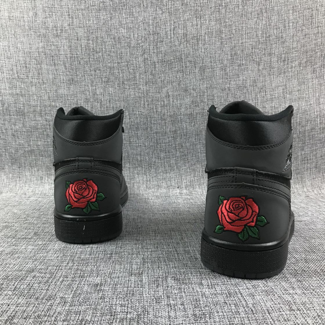 Black Rose Sneakers - Air Jordan 1 Retro High - product image from the listing.