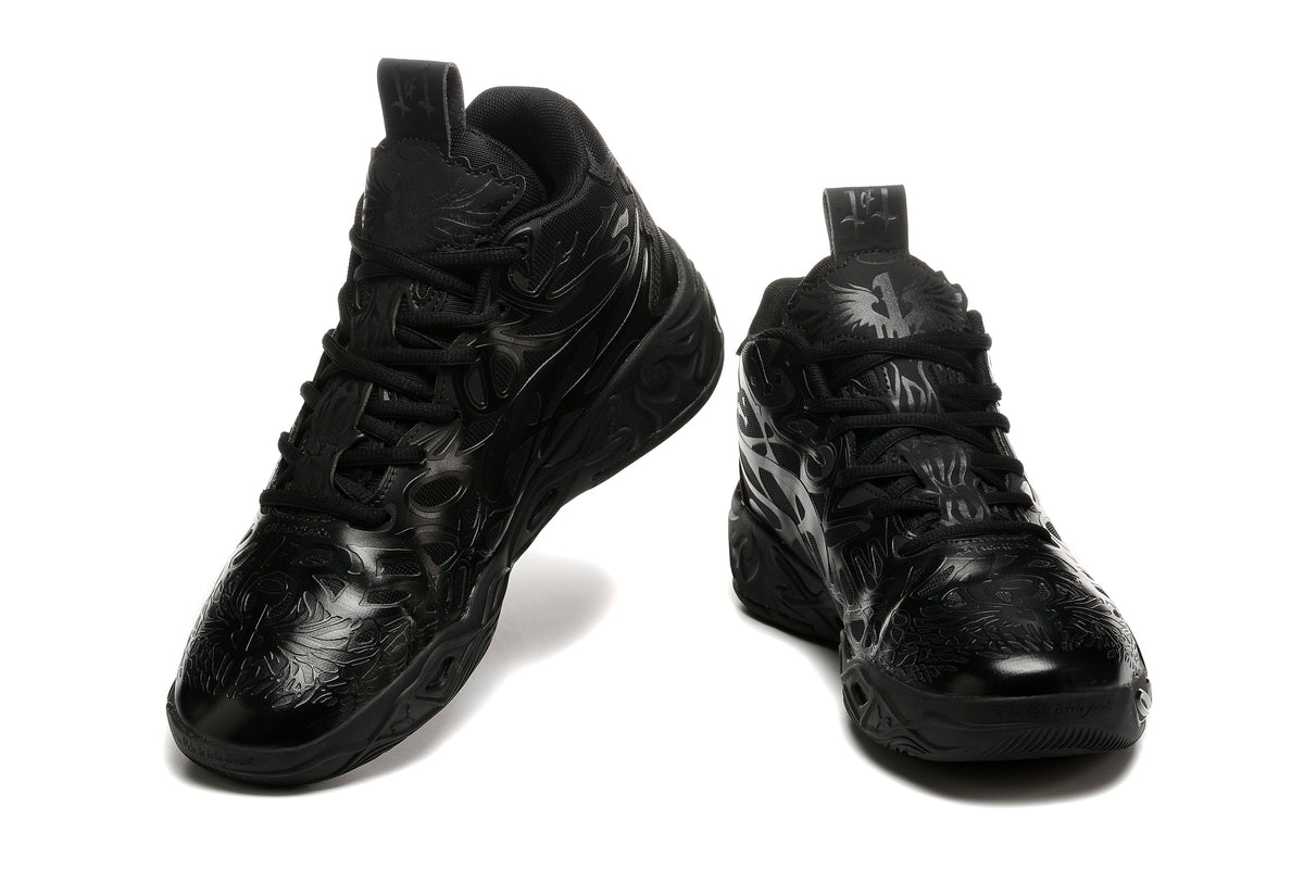 PUMA LaMelo Ball MB.02 Basketball Shoes in Black - product image from the listing.