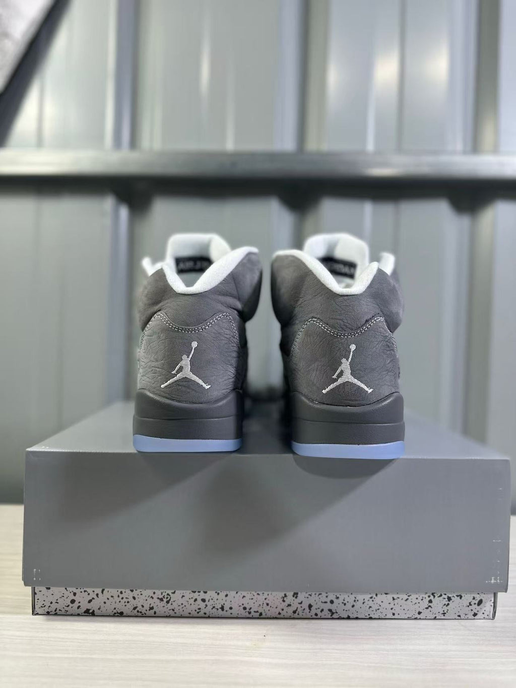 Air Jordan 5 Sneakers in Wolf Grey DD0587-002 - product image from the listing.