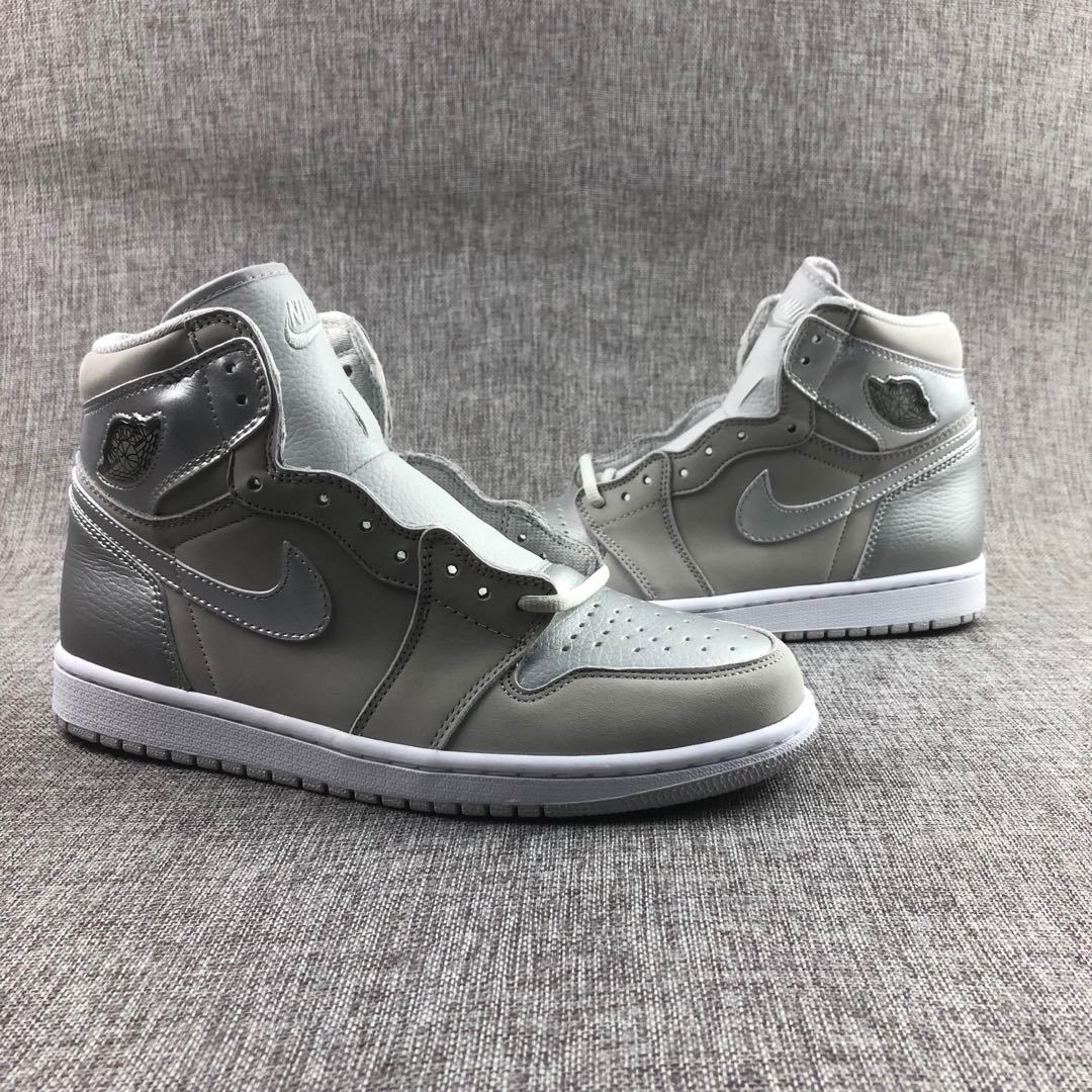 Air Jordan 1 High OG Japan Grey Silver Sneakers DC1788-029 - product image from the listing.