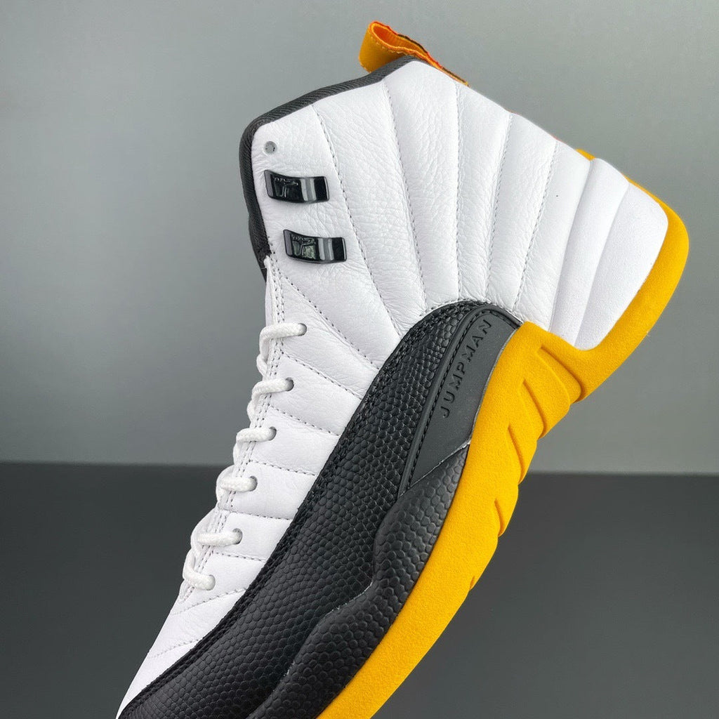 Air Jordan 12 25 Years in China White Black Yellow DR8887-100 - product image from the listing.