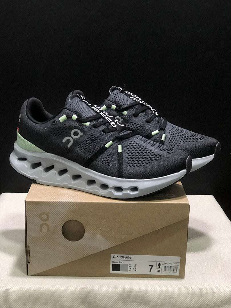 Iron Black On Cloudsurfer Running Shoes - product image from the listing.