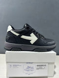 Off-White Out Of Office Low-Top Sneakers in Black White OWIA189C99LEA0061001 - product image from the listing.