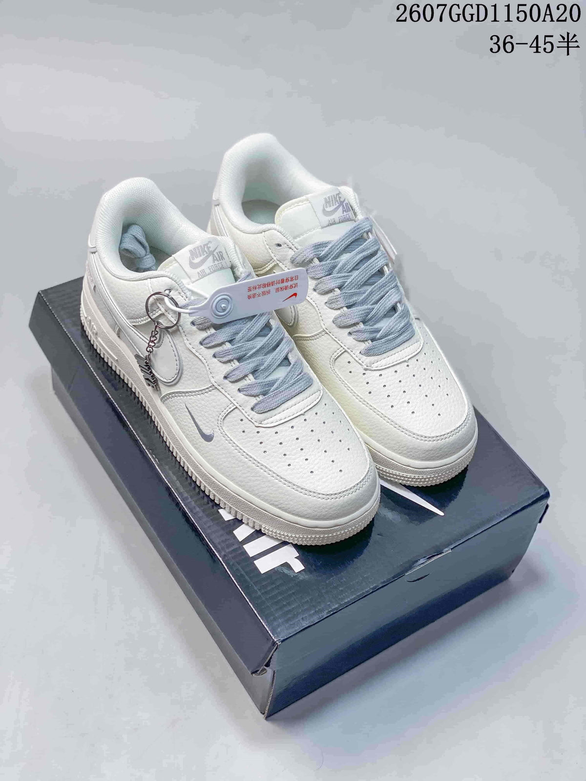 Nike Air Force 1 '07 Low Low-Top Sneakers in White - product image from the listing.