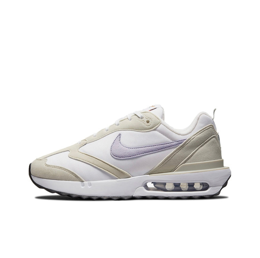 Nike Air Max Dawn Sneakers in White Grey Purple DC4068-100 - product image from the listing.