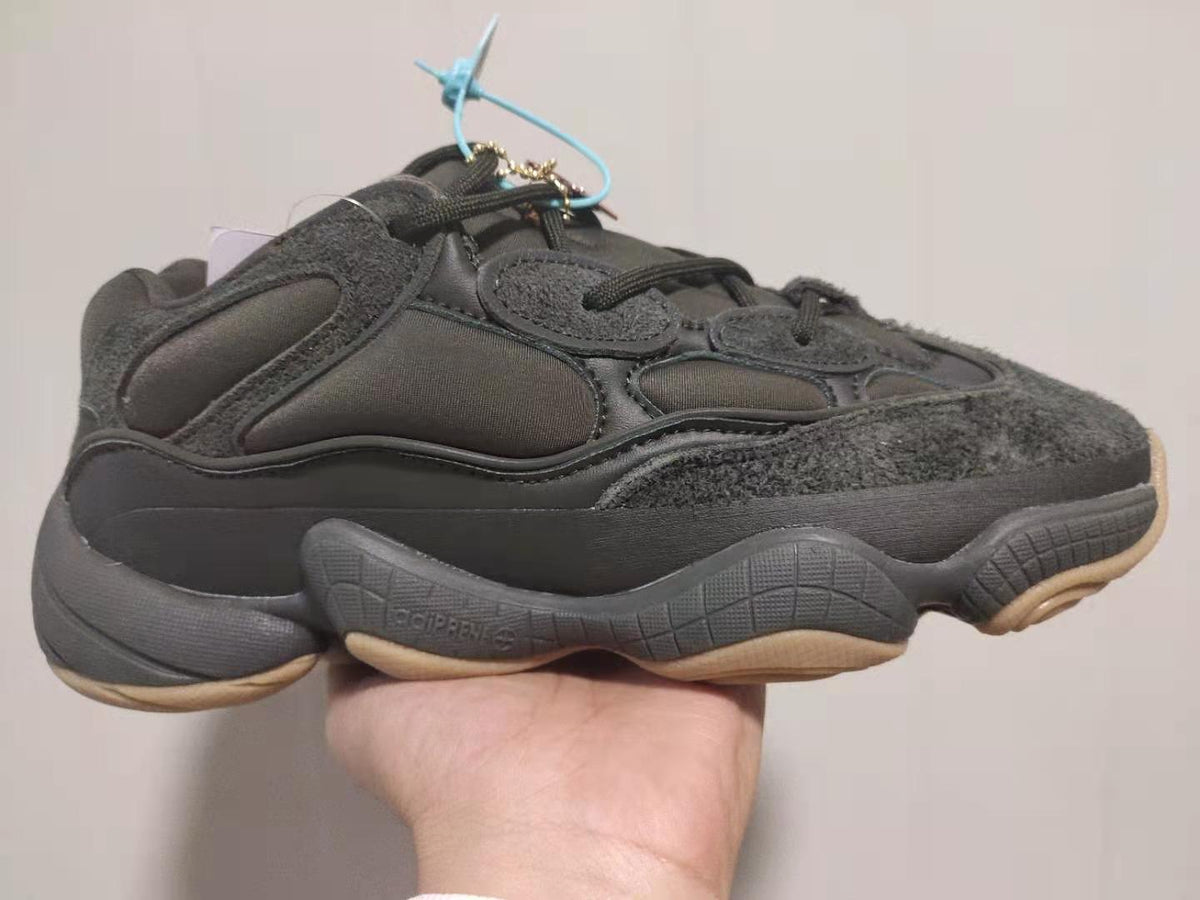 Adidas Yeezy 500 Sneakers in Dark Grey Gum FY3028 - product image from the listing.