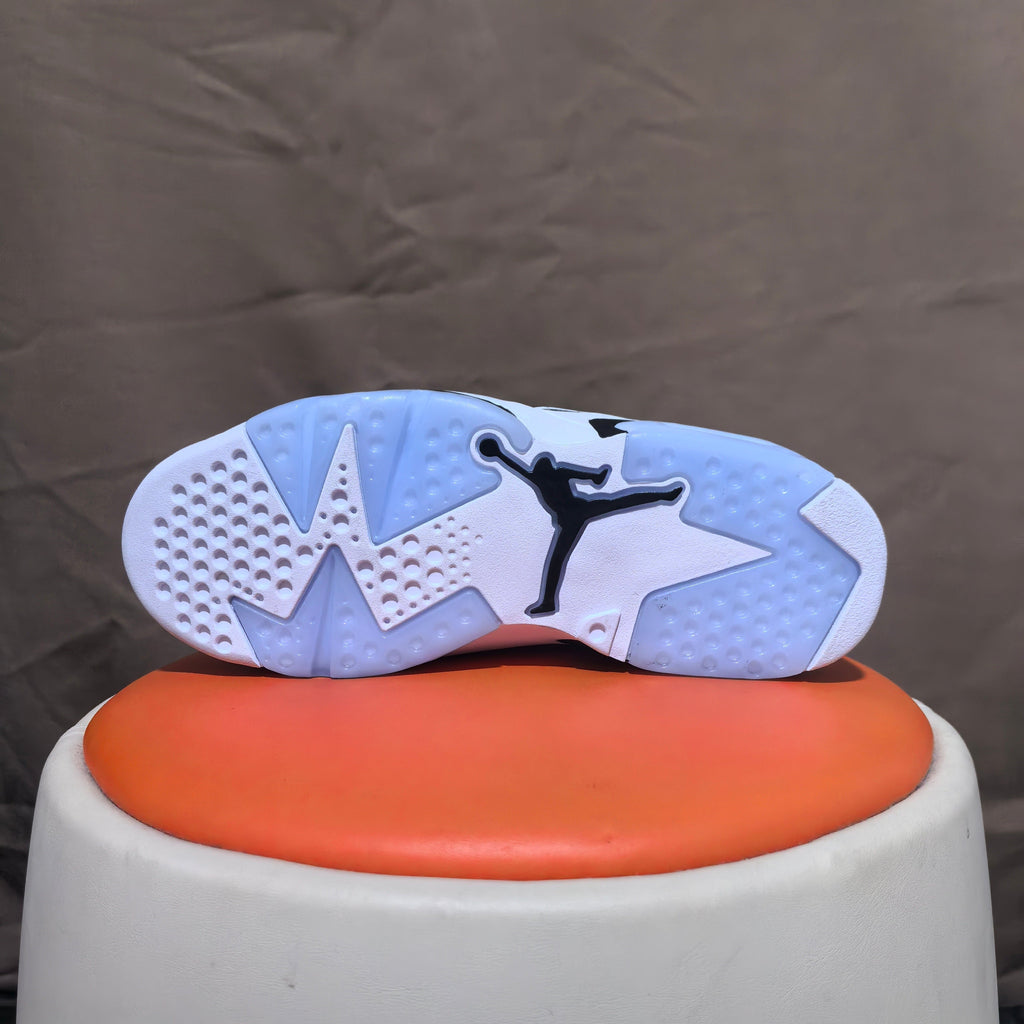 Jordan 6 Retro High-Top Sneakers in White and Black - product image from the listing.