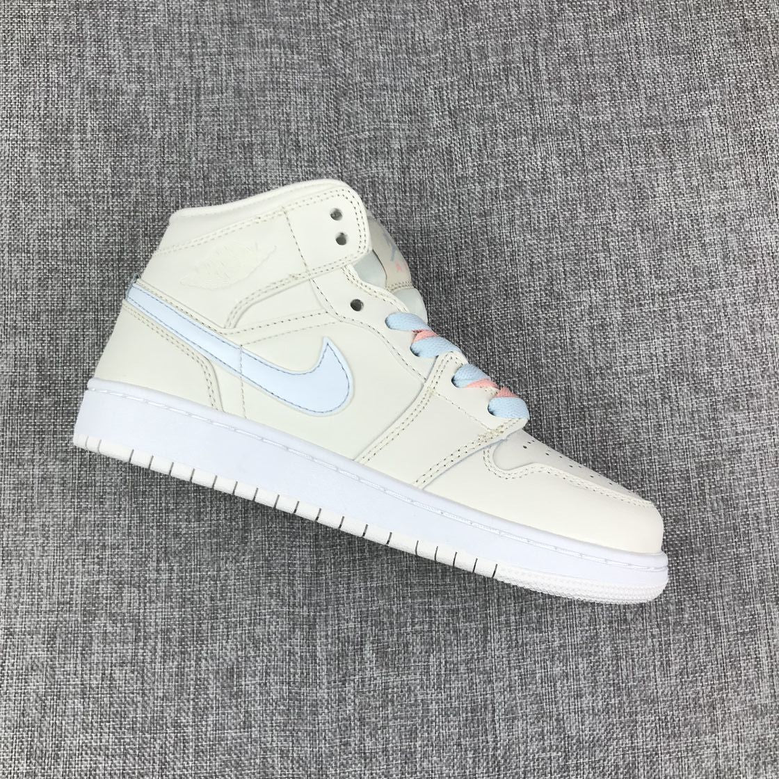 Air Jordan 1 High Pastel Multicolor Sneakers - product image from the listing.