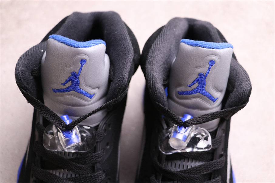 Air Jordan 5 Stealth 2.0 Sneakers in Black Blue CT4838-004 - product image from the listing.