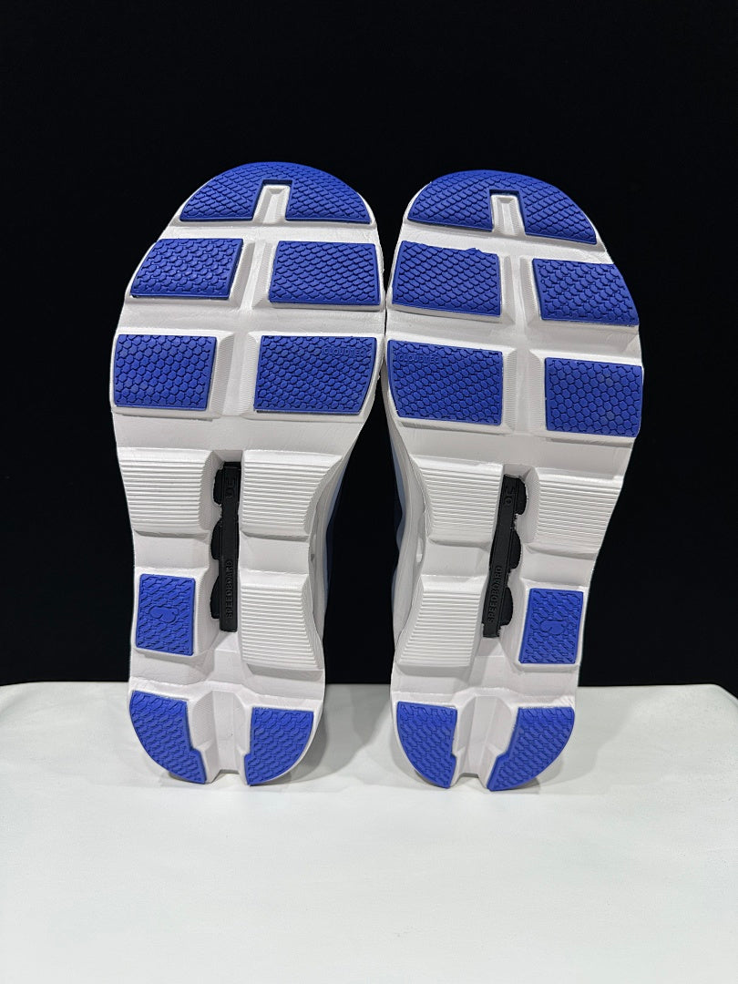 On Cloudmonster Running Shoes, in Navy and White - product image from the listing.