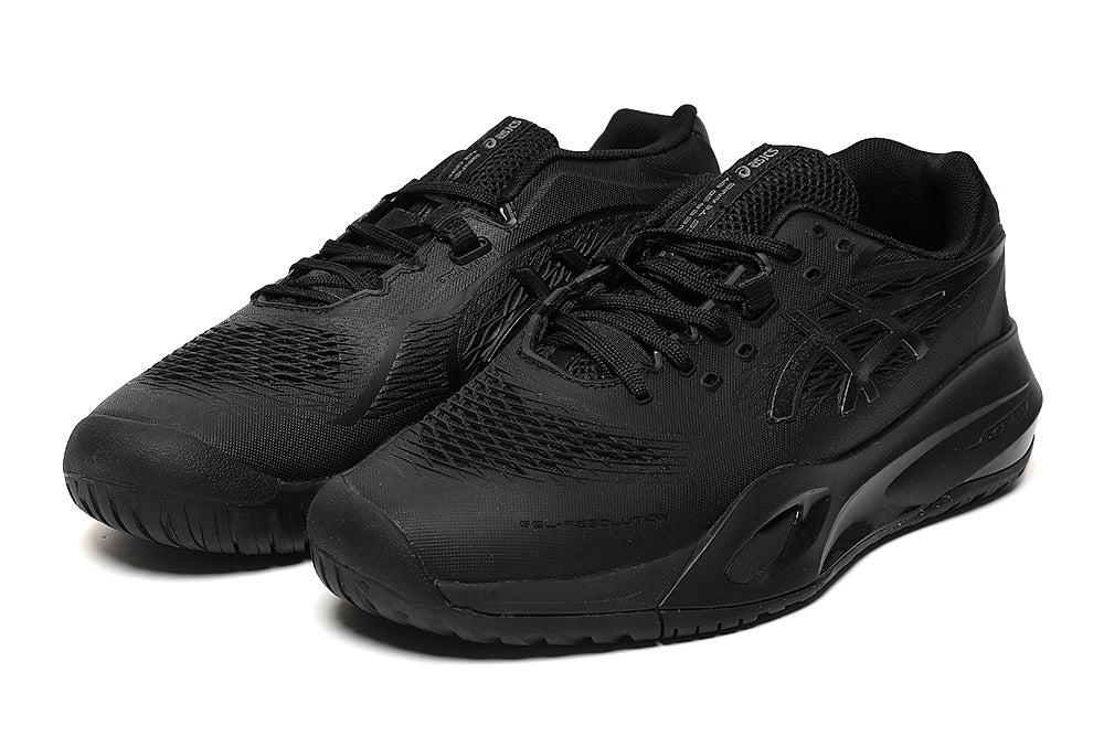 ASICS GEL-RESOLUTION Black Tennis Footwear - product image from the listing.