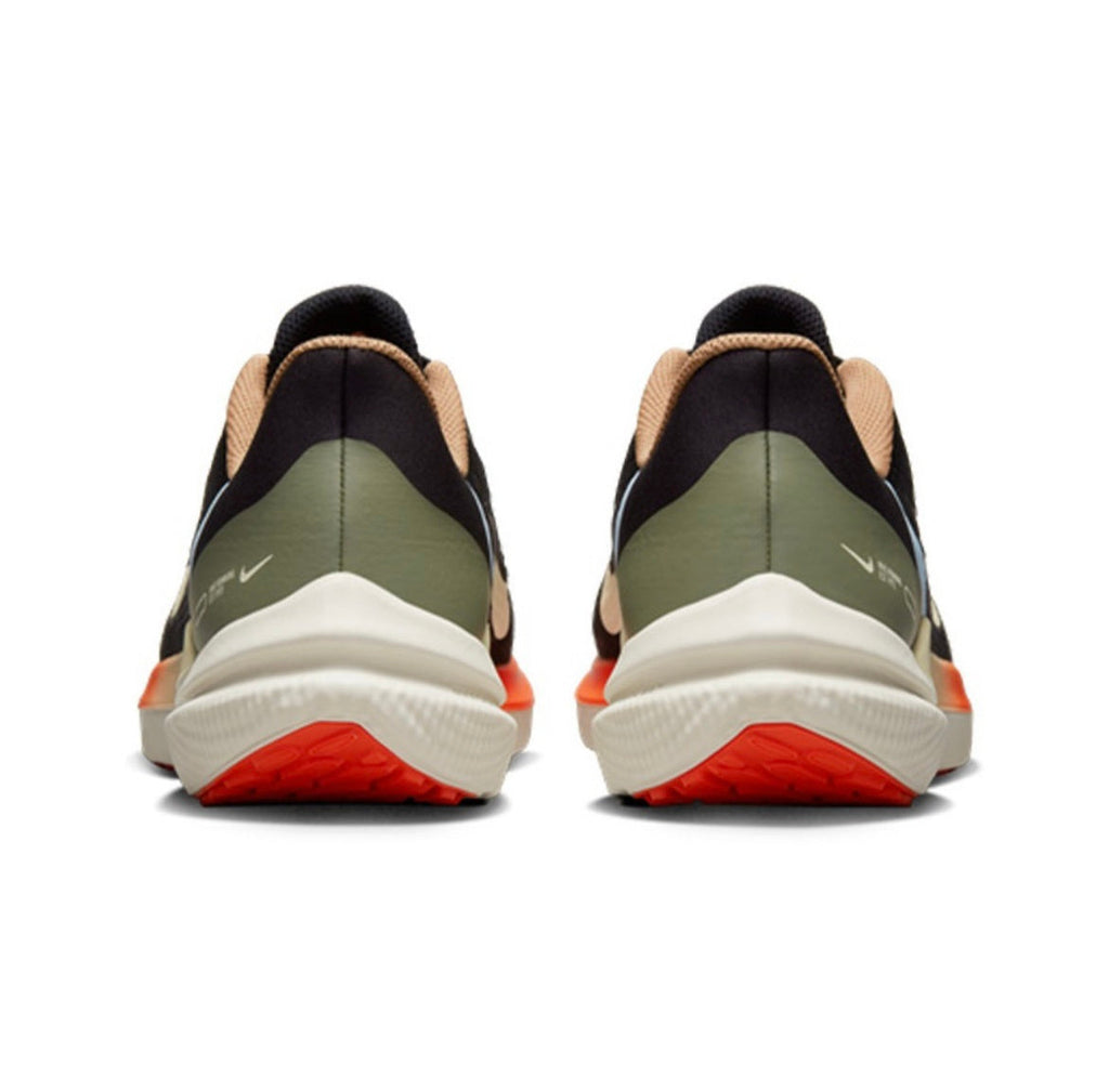 Nike Air Winflo 9 Running Shoes in Black Orange DX6040-071 - product image from the listing.