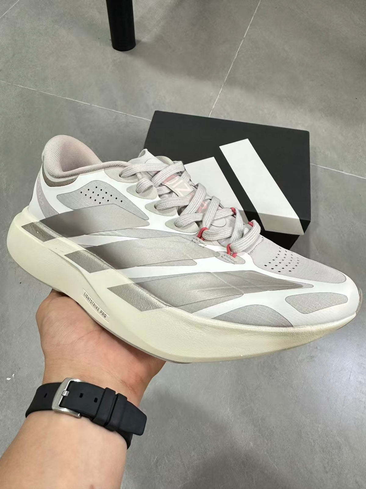 Nike Air Zoom Spiridon Cage 2 Sneakers in Light Bone KI4789 - product image from the listing.
