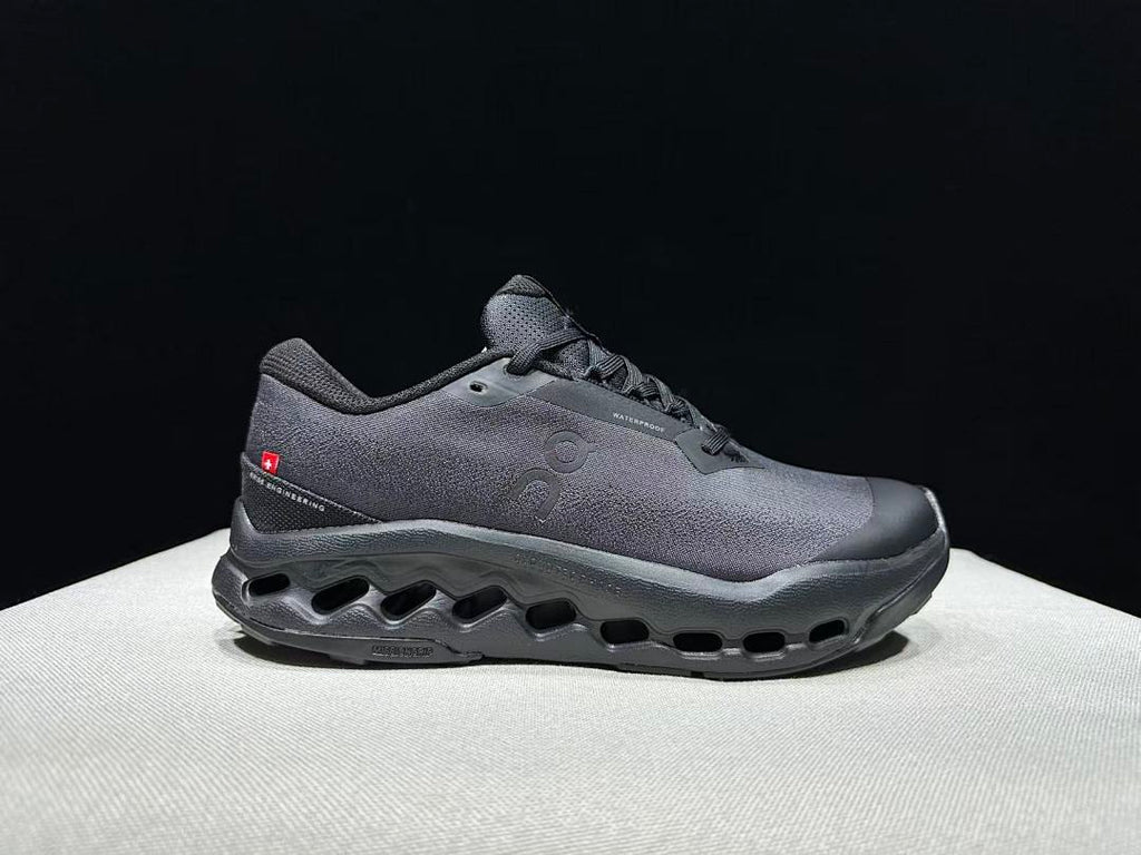On Cloudsurfer Trail 2 Waterproof Trail Running Shoes, in Black - product image from the listing.