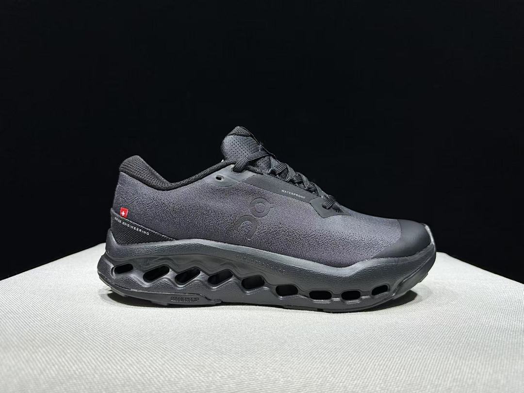 On Cloudsurfer Trail 2 Waterproof Trail Running Shoes, in Black - product image from the listing.