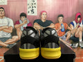 Nike Kobe 8 Basketball Shoes in Black and Yellow - product image from the listing.