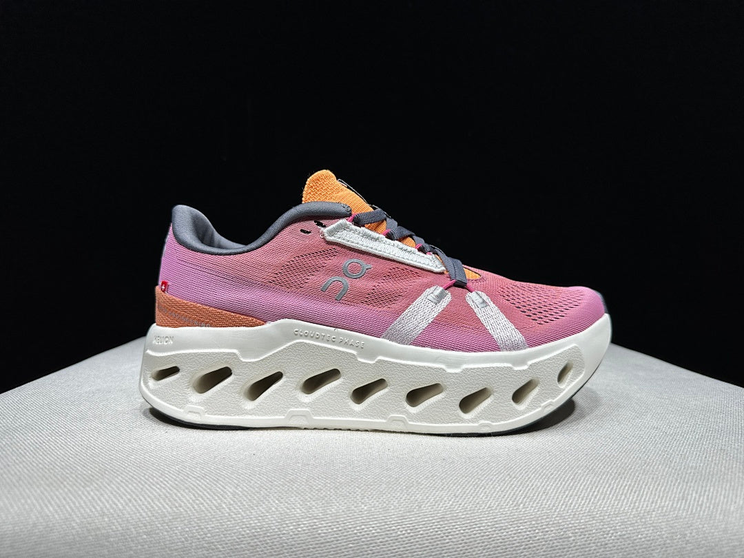 Pink and White On CloudEclipse Running Shoes - product image from the listing.