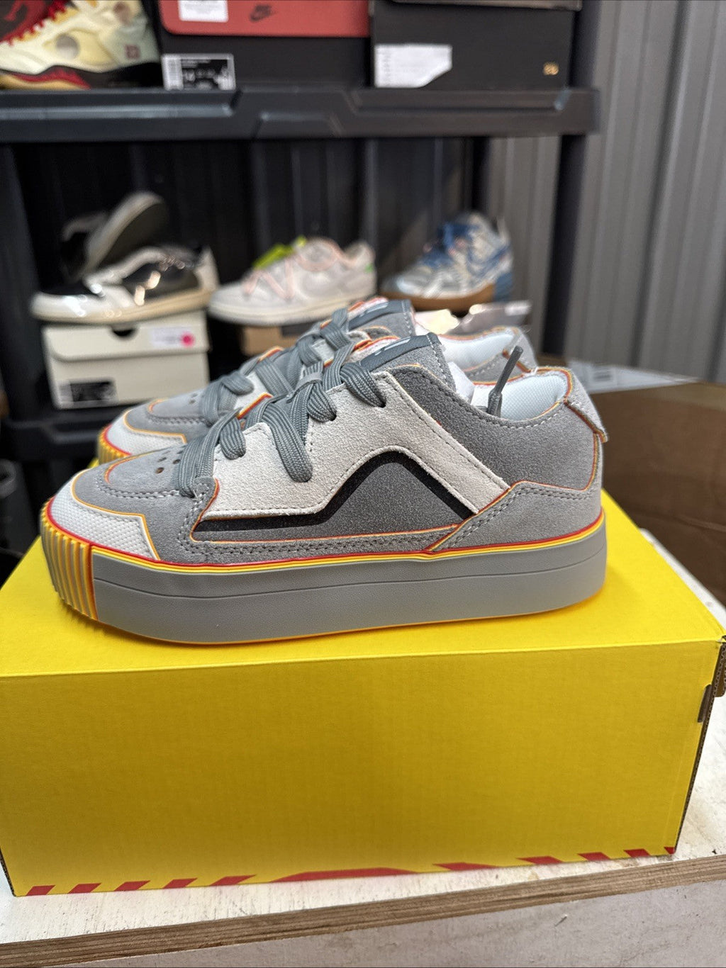 MSCHF Gobstomper Graylag Goose Edition - Size 4 - product image from the listing.