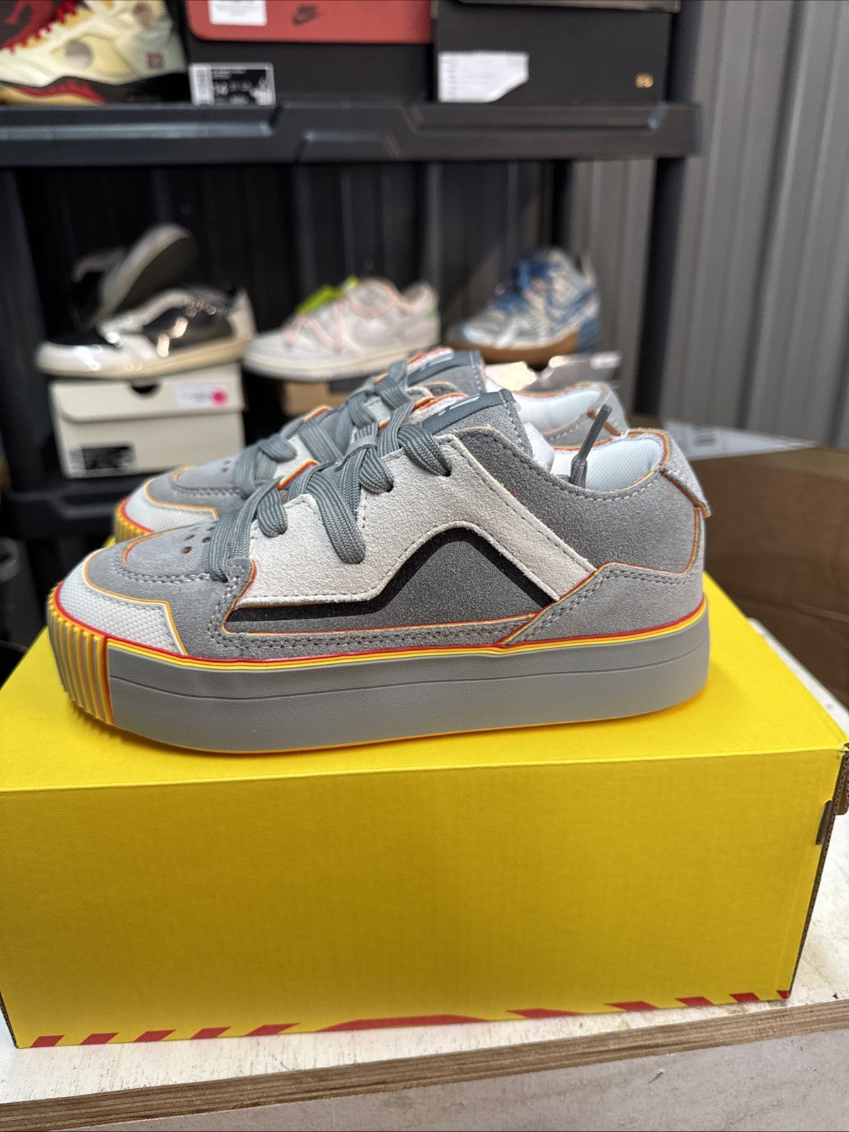 MSCHF Gobstomper Graylag Goose Edition - Size 4 - product image from the listing.