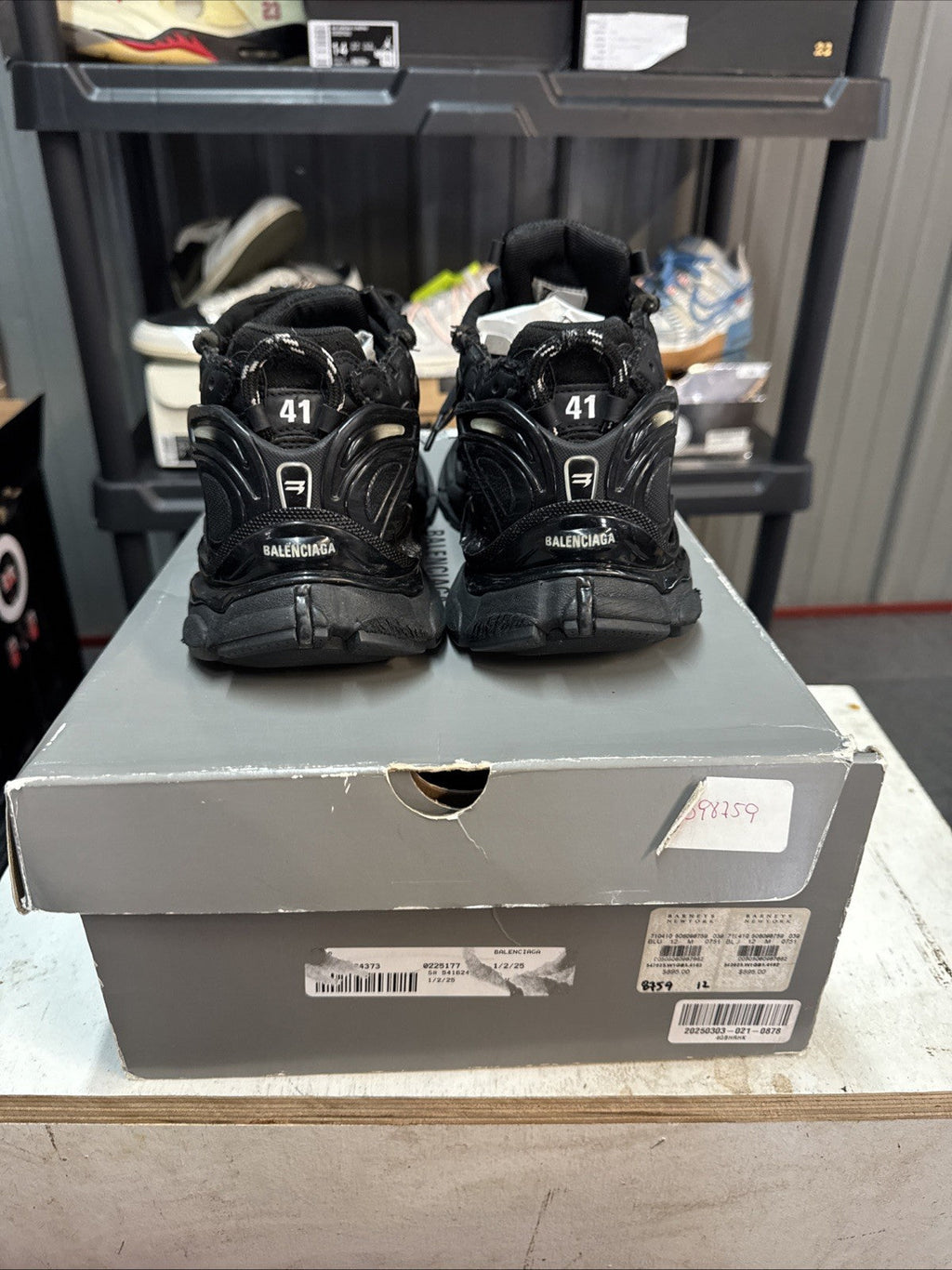 Balenciaga Runner Matte Black 2.0 - Size 12 - product image from the listing.