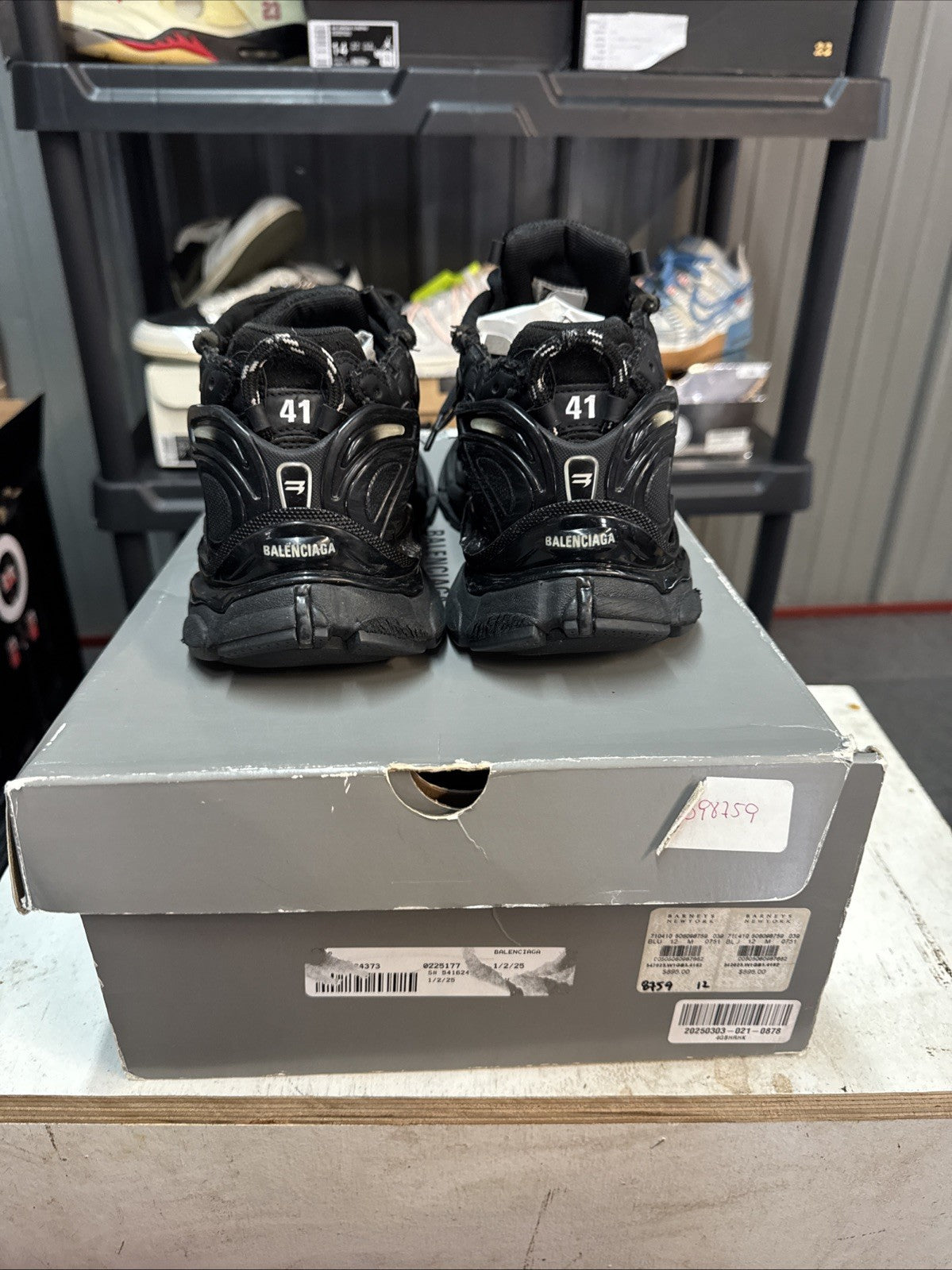 Balenciaga Runner Matte Black 2.0 - Size 12 - product image from the listing.