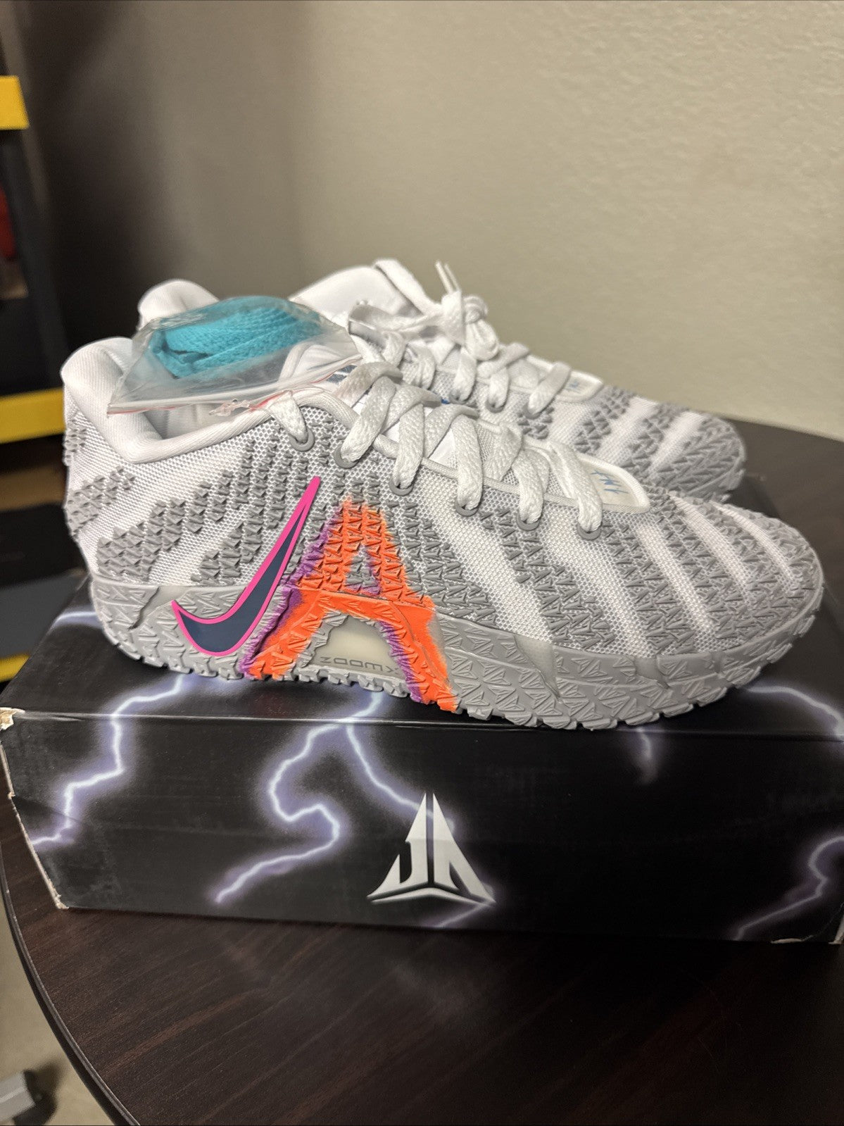 Nike Ja 3 Light Show - HF2793-100 - Size 8.5 - product image from the listing.