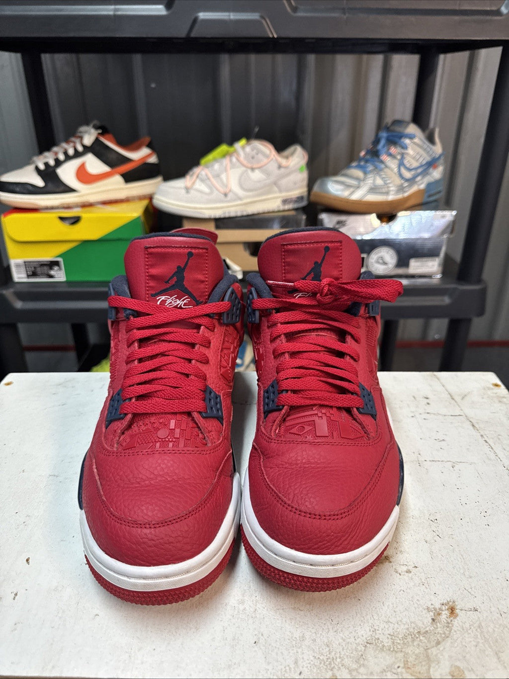 Air Jordan 4 Retro FIBA | No Box - Barely Worn - Size 11.5 - product image from the listing.