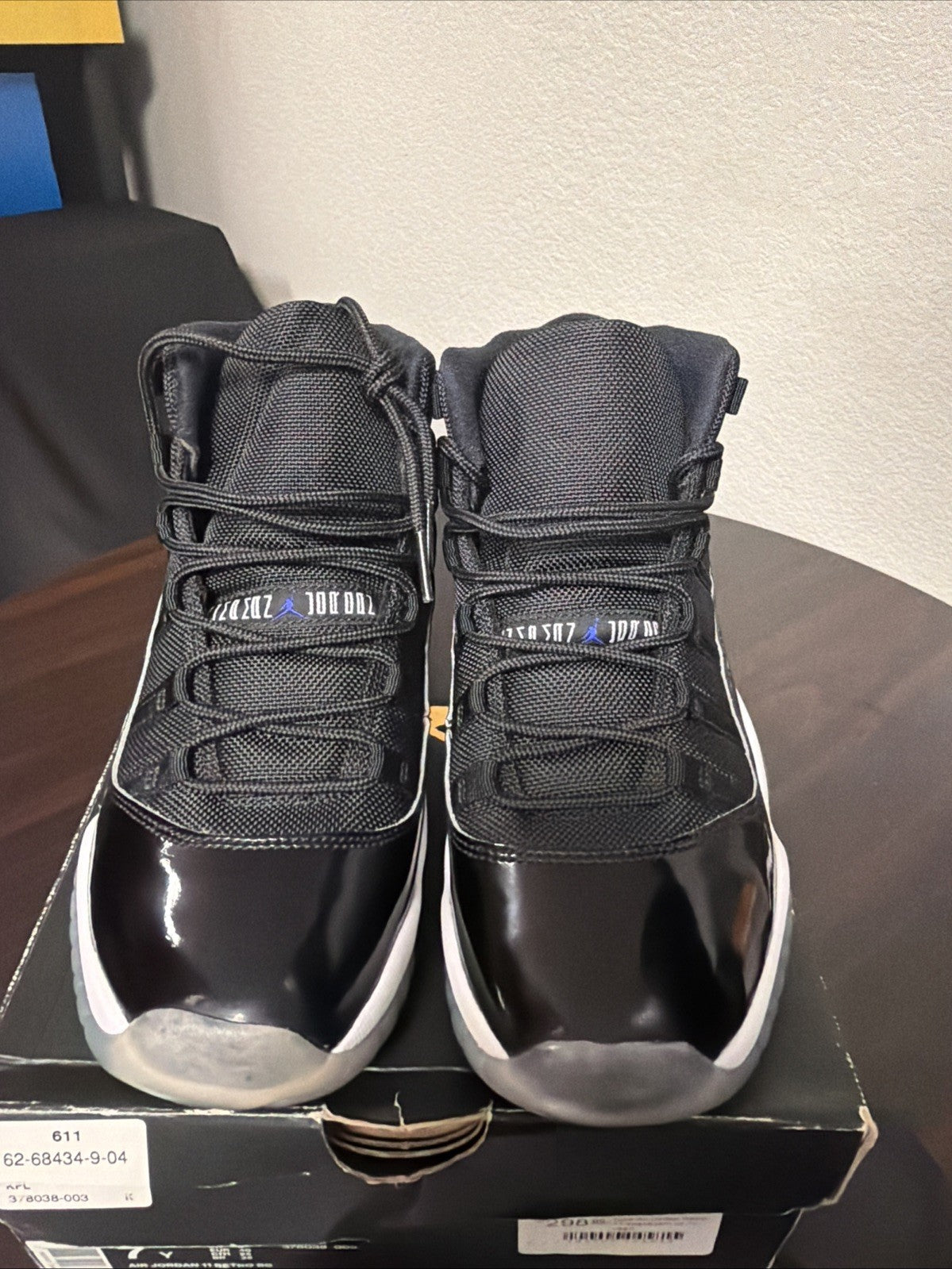 Jordan 11 Retro 2016 Mid Space Jam - Size 7 (GS) - product image from the listing.