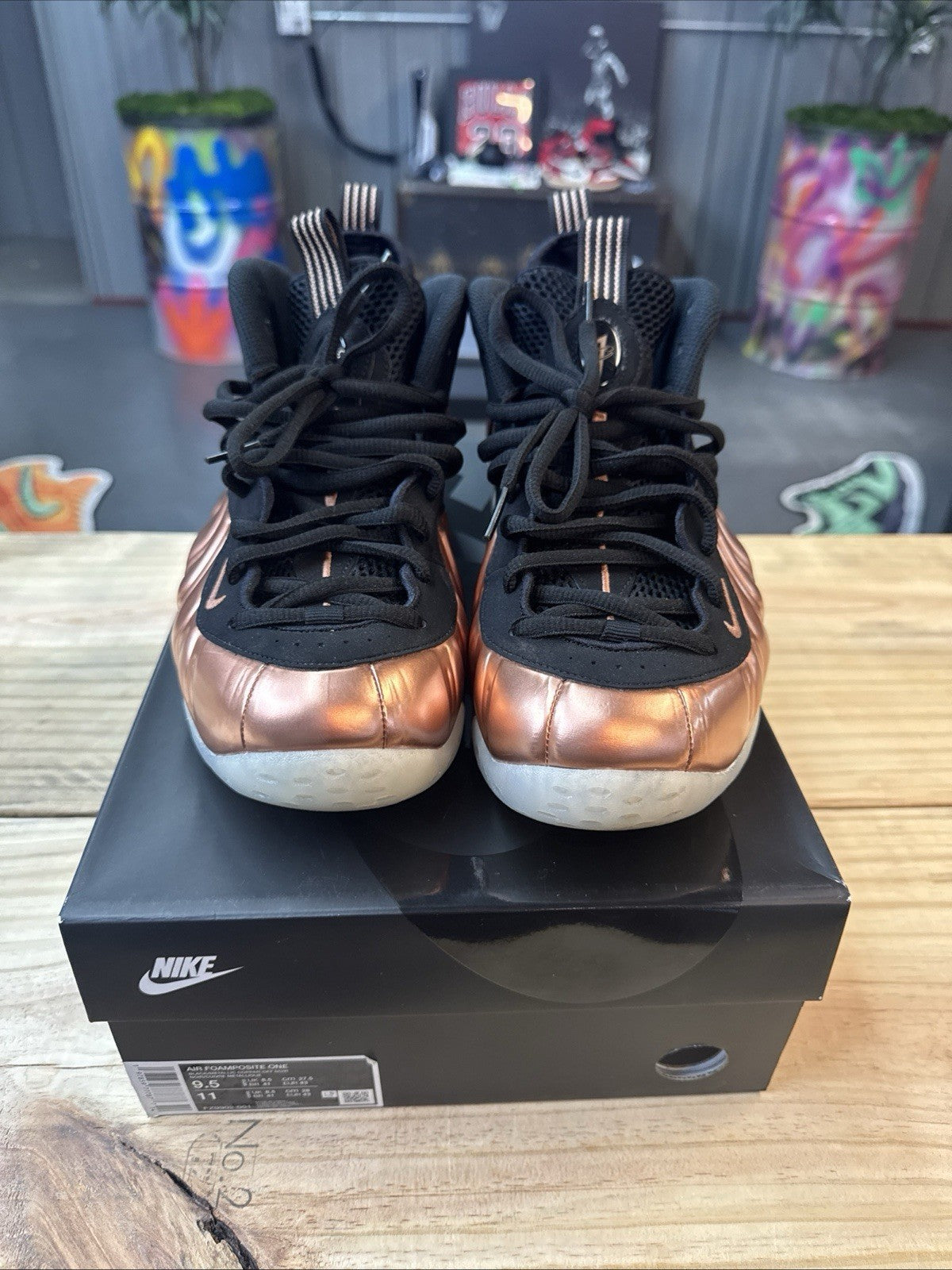 Nike Air Foamposite One Copper (2024) - Size 9.5 - product image from the listing.
