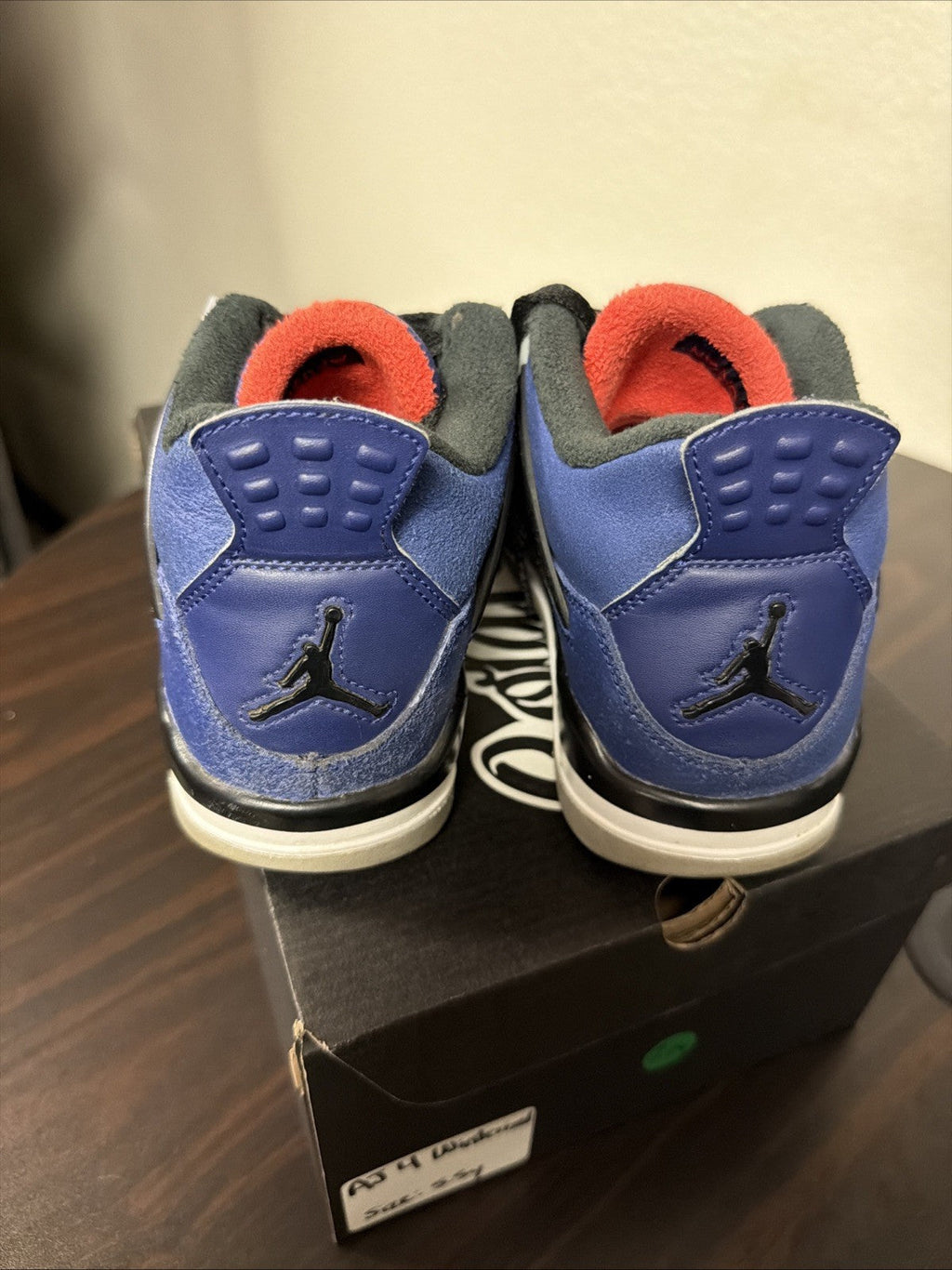 Winter GS Loyal Blue CQ9745-401 Size 5.5Y Black Cat IV I - Nike Air Jordan 4 Retro - product image from the listing.