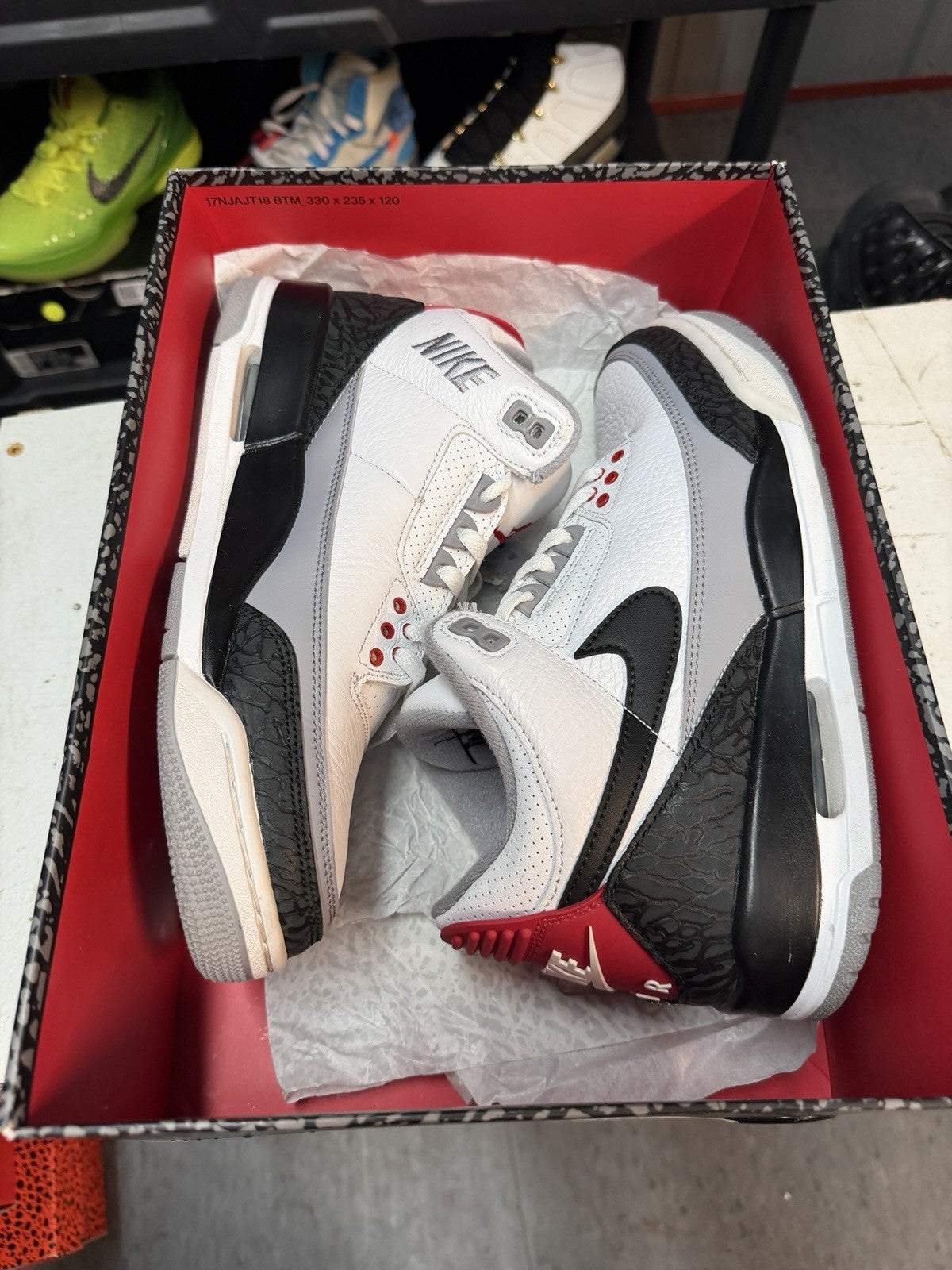 Jordan 3 Retro NRG Tinker 2018 - Size 8 - product image from the listing.