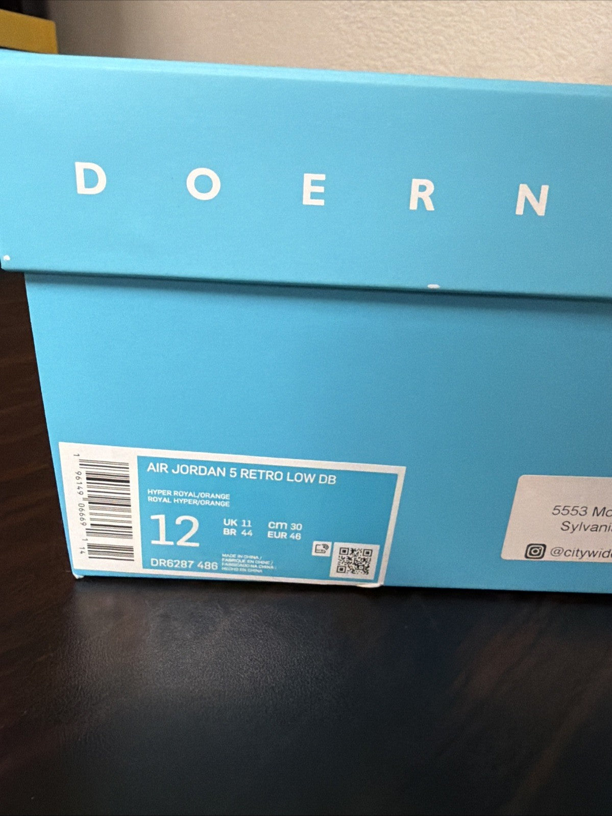 Doernbecher size 12 Wore A Couple Times - Air Jordan 5 Retro Low - product image from the listing.