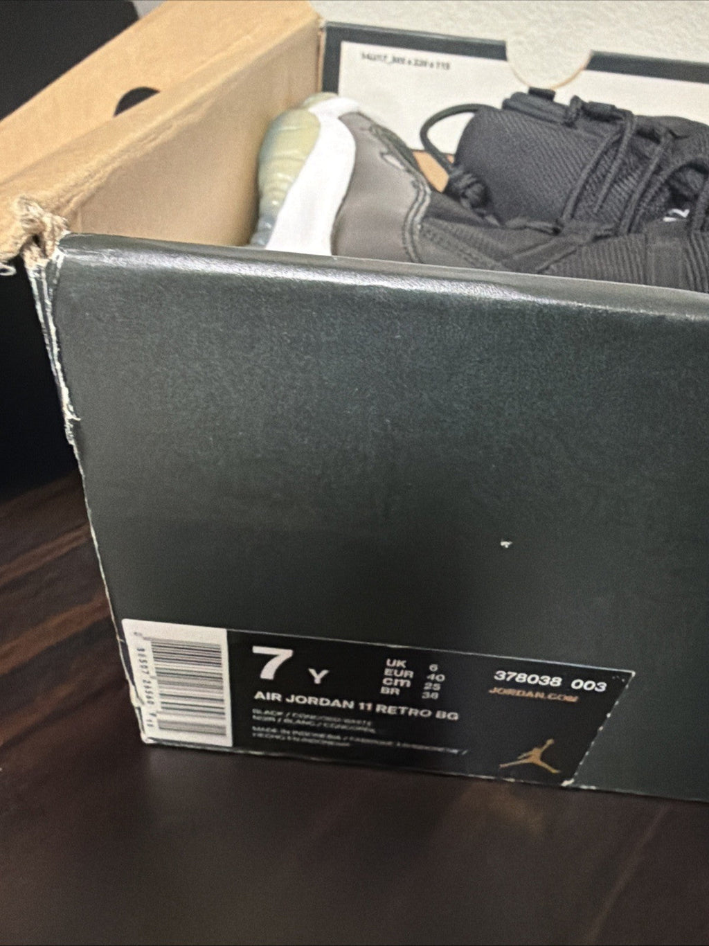 Jordan 11 Retro 2016 Mid Space Jam - Size 7 (GS) - product image from the listing.