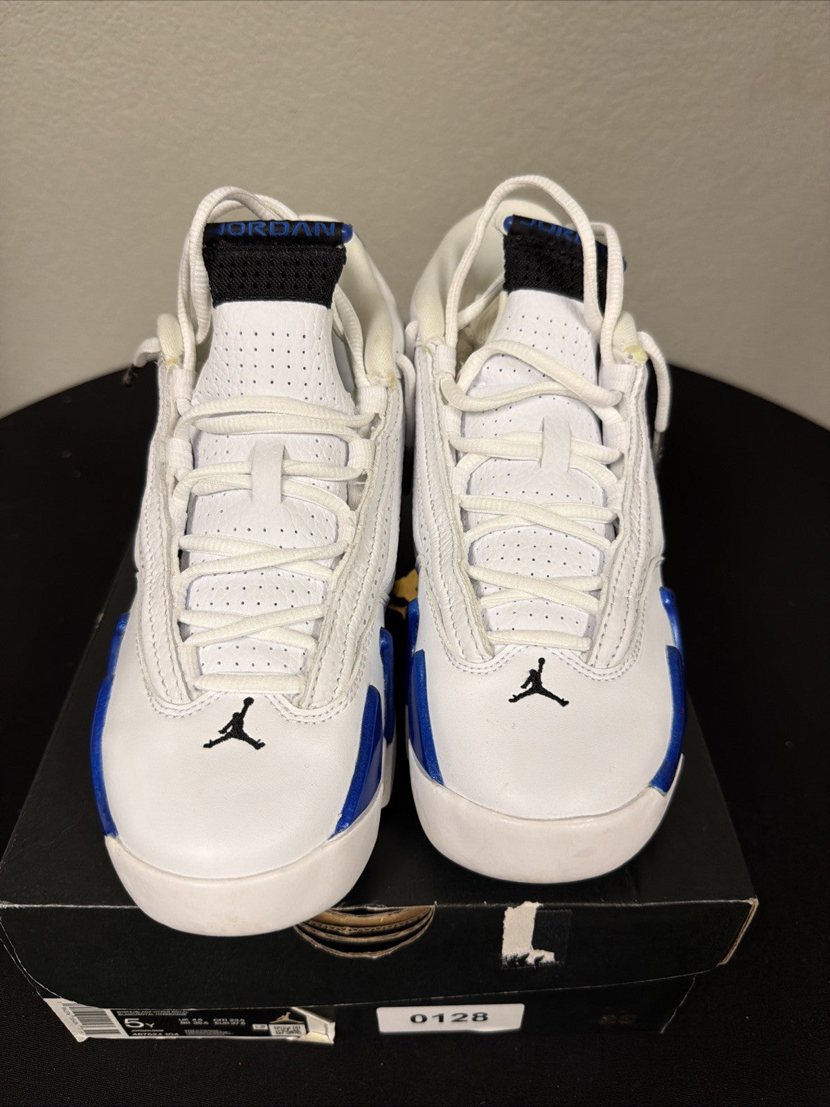 Jordan Jumpman MVP High Black Game Royal - Size 5 (GS) - product image from the listing.