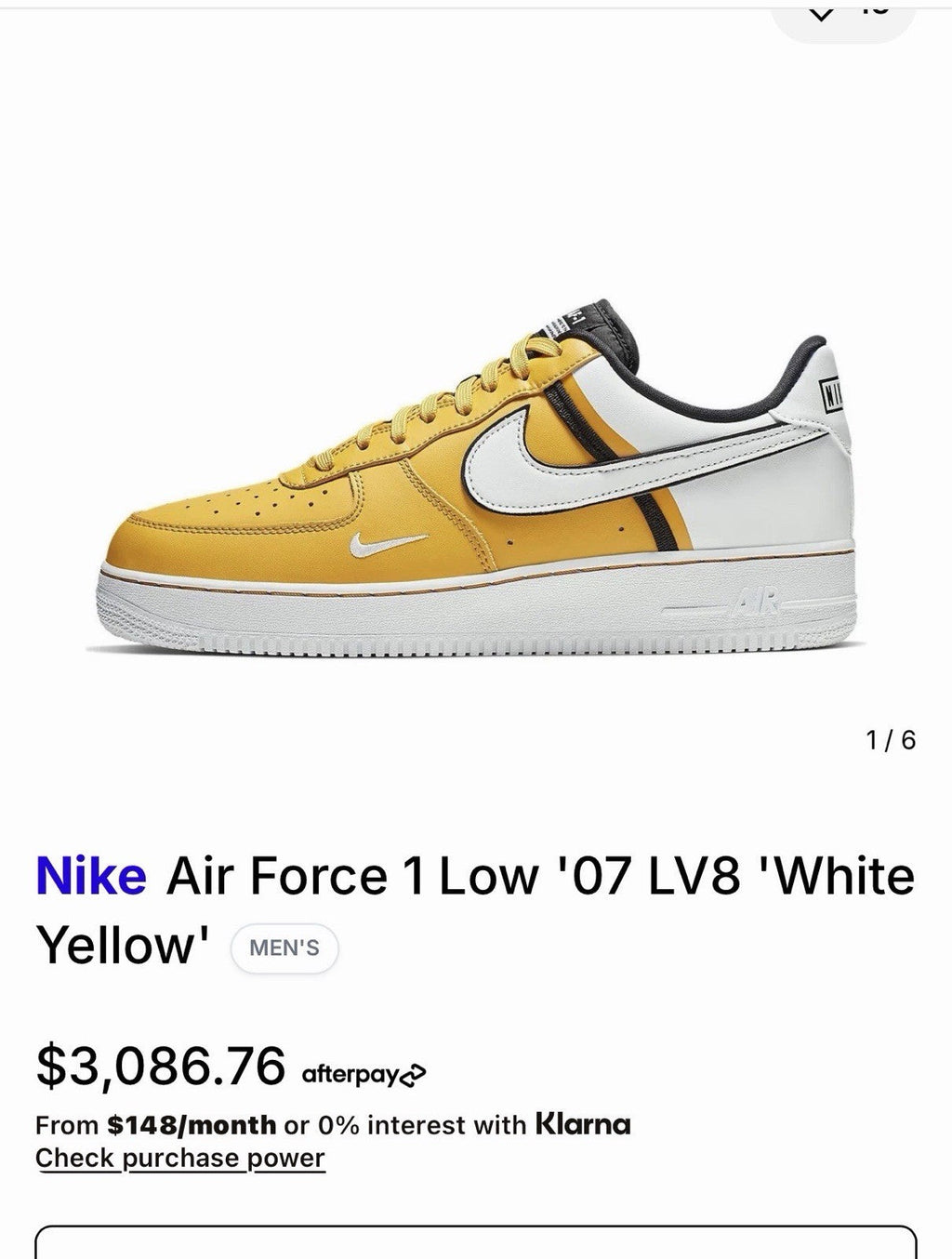 "Dark Sulfur" Nike Air Force 1 Low '07 LV8 CI0061-700 Shoes SAMPLE PAIR!!! - product image from the listing.