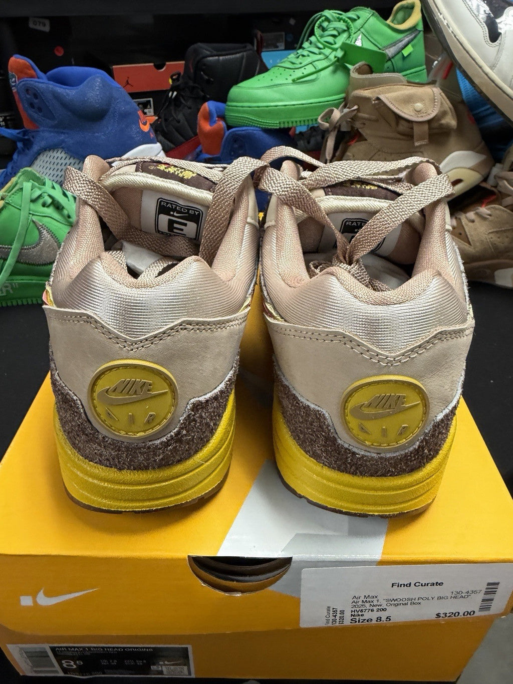 Nike Air Max 1 Low Poly - Big Head Origins - Size 8.5 - product image from the listing.