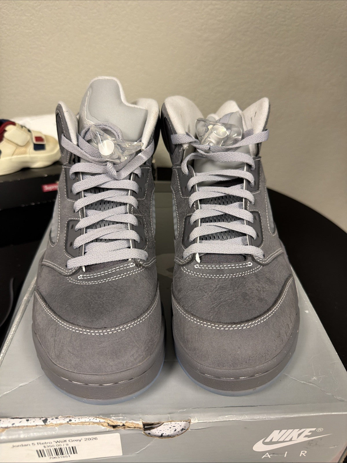 Men's Nike Air Jordan 5 Retro "Wolf Grey" (2026) Graphite | DD0587-002 | Size 9 - product image from the listing.
