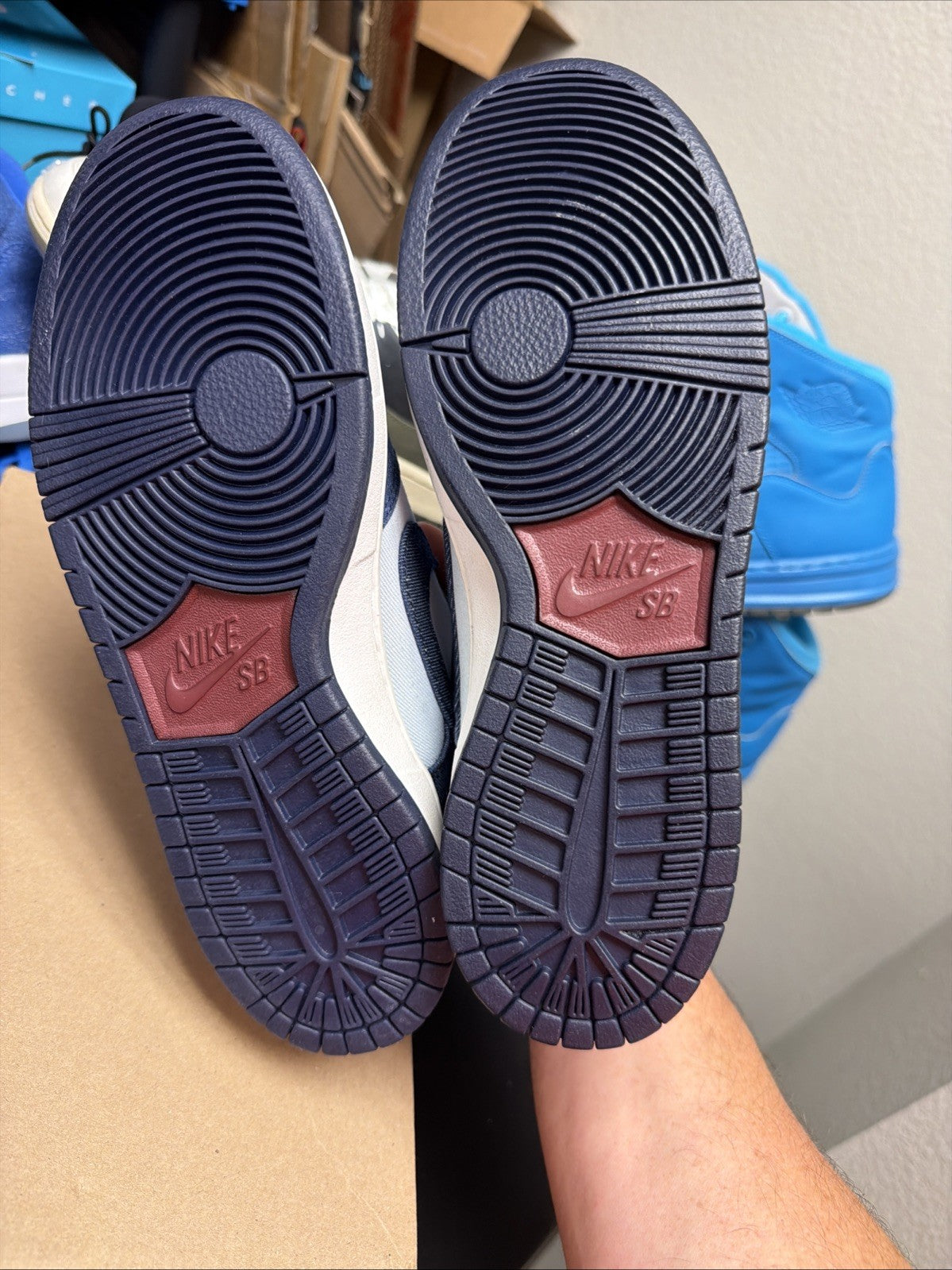 SB Zoom Dunk Low Pro Binary Blue Size 9 by Nike - product image from the listing.
