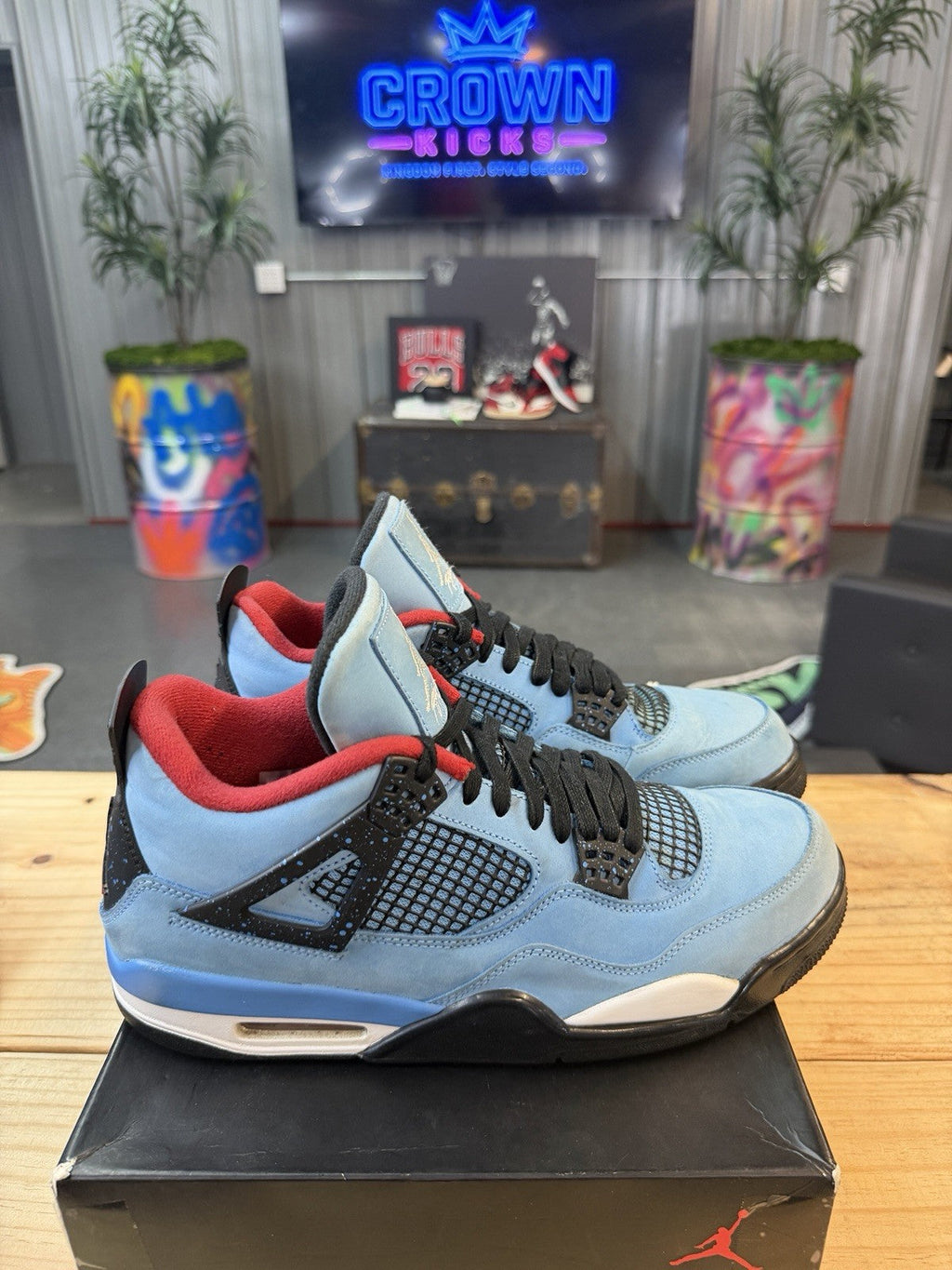 Travis Scott 4s Size 11 - product photo shown in the listing for this item.