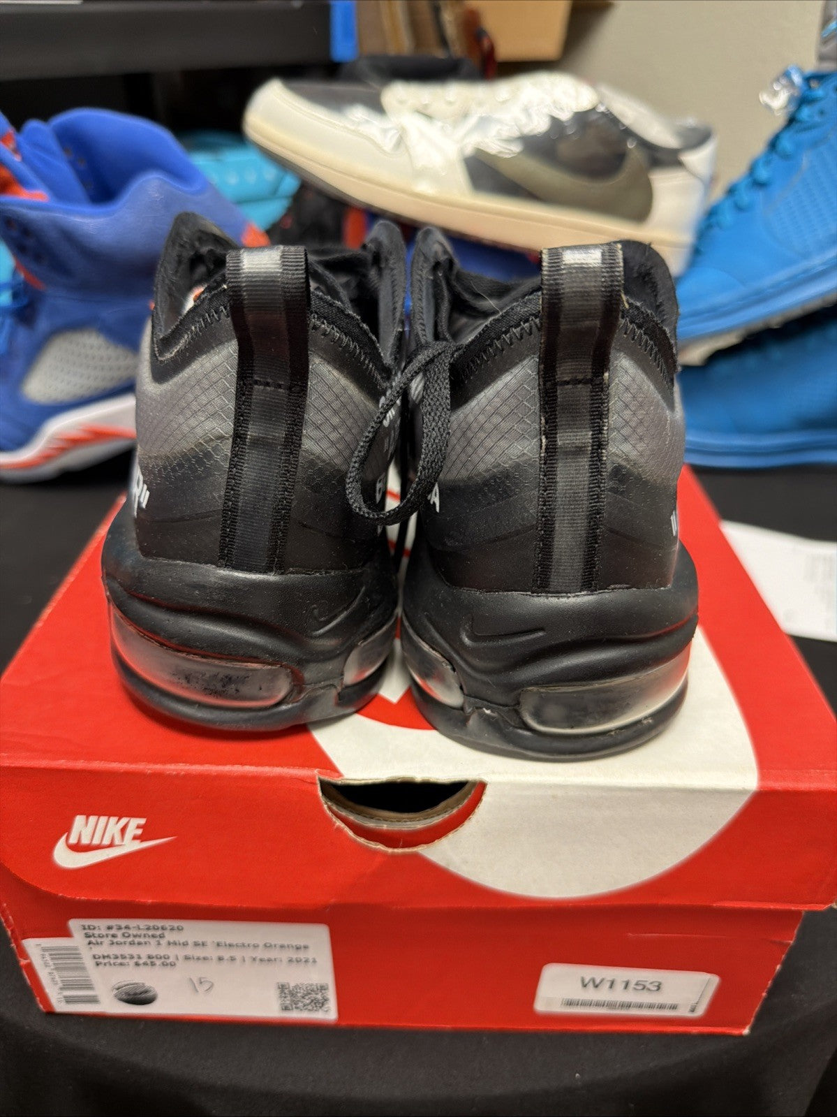 Men's Off-White Nike Air Max 97 Black Size 10 AJ4585-001 Virgil Abloh - product image from the listing.