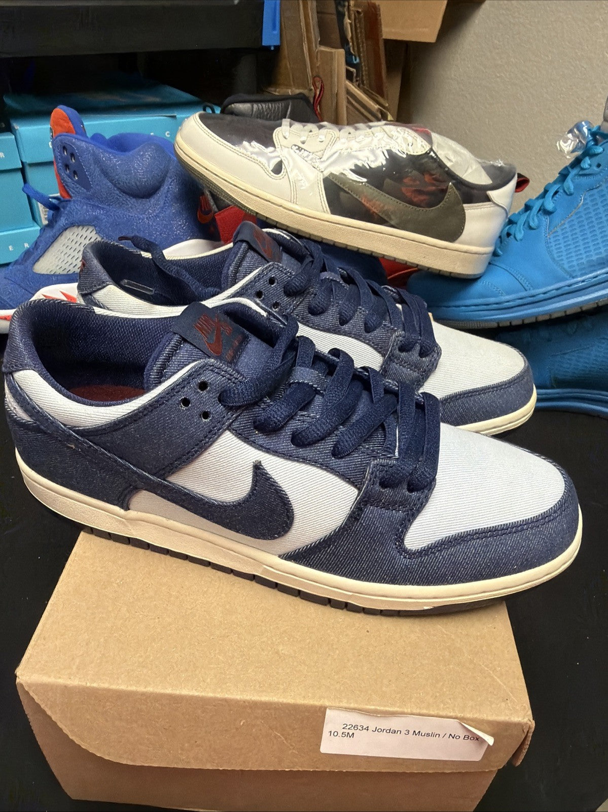 SB Zoom Dunk Low Pro Binary Blue Size 9 by Nike - product image from the listing.