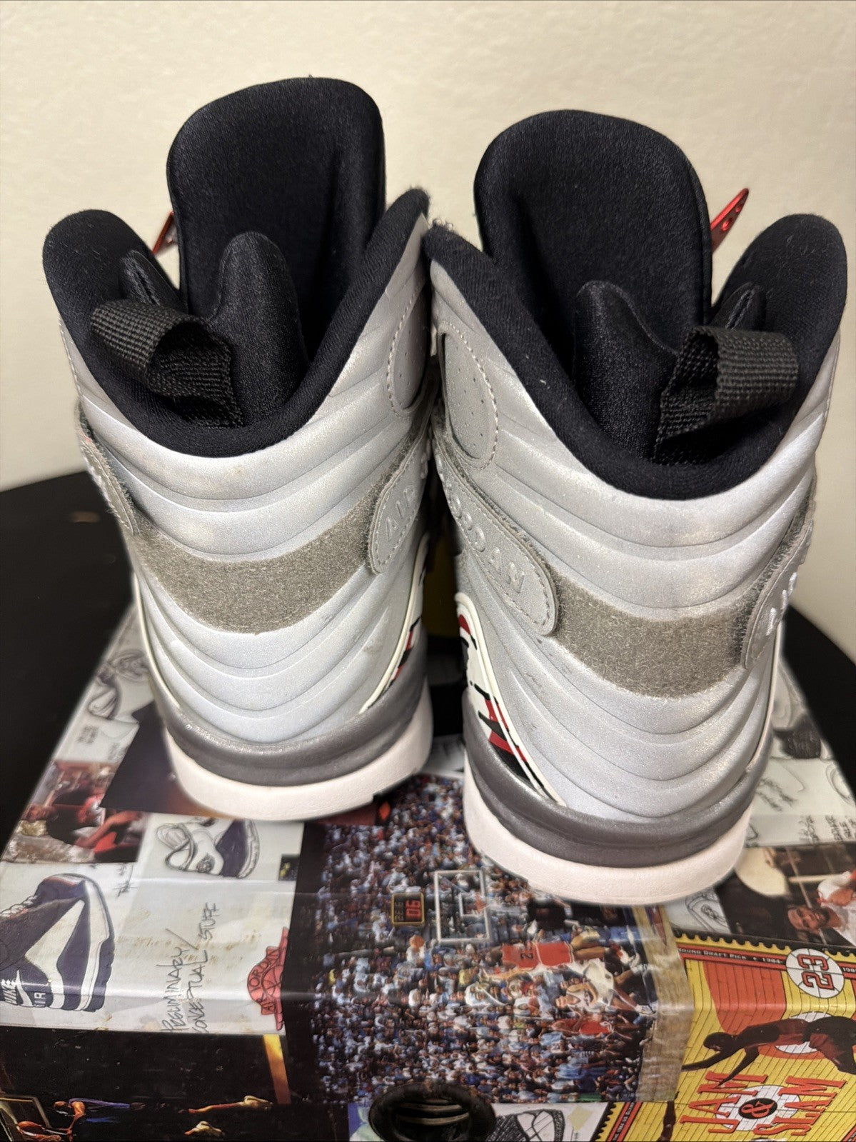 "Reflections of a Champion" Air Jordan 8 Retro SP CI4073-001 9.5 US - product image from the listing.