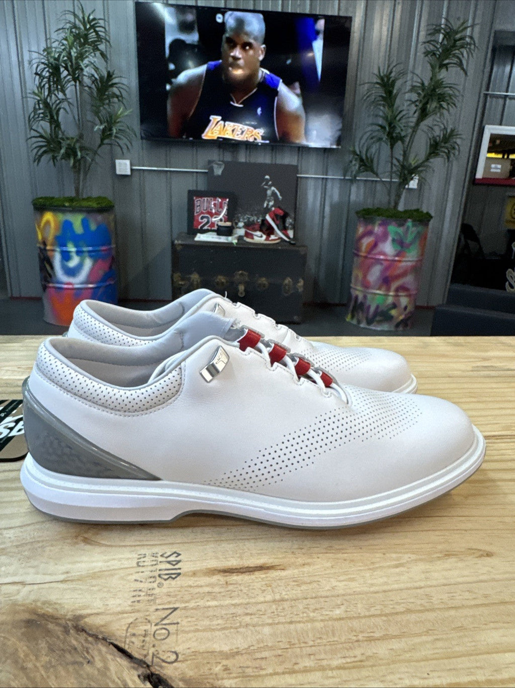 "White Pure Platinum" Size 11 - Nike Jordan ADG 4 Golf Shoe | Replacement Box - product image from the listing.