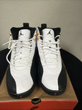 Nike Air Jordan 12 Retro Taxi White Black 2025 CT8013-117 NEW Size 13 for Men - product image from the listing.