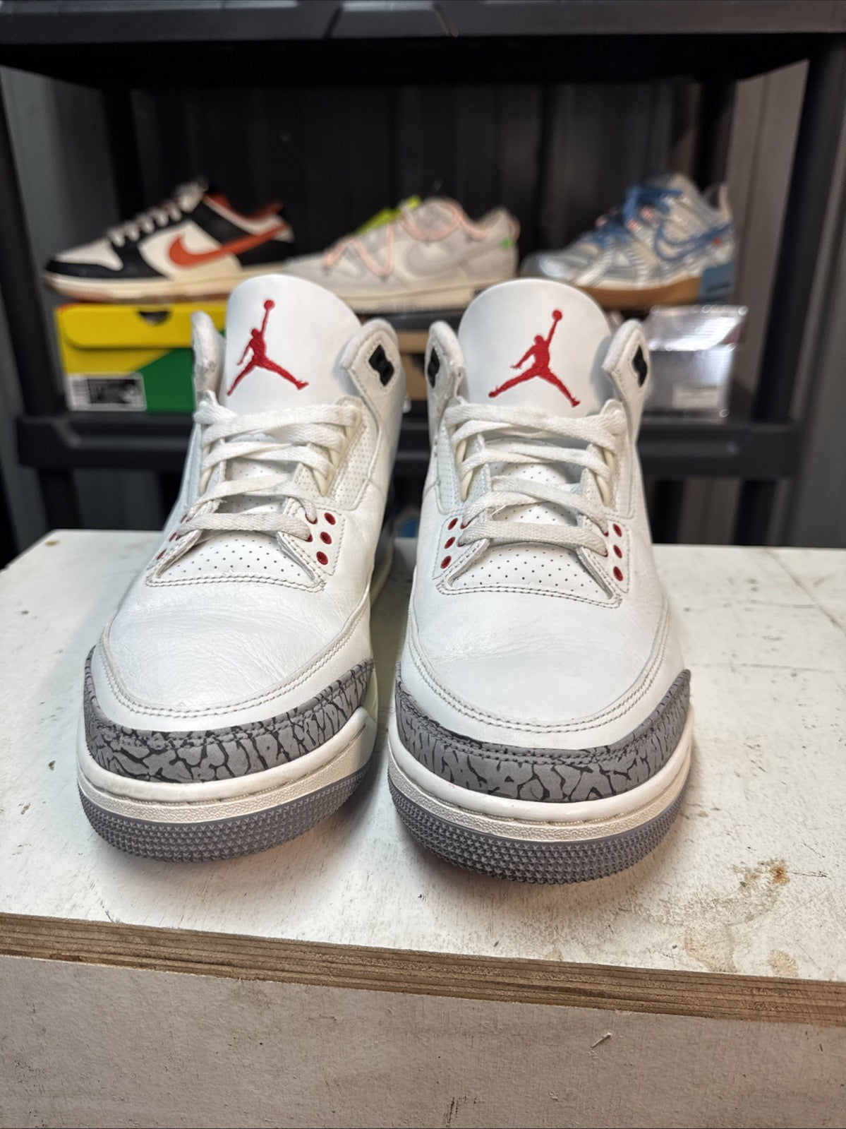 Size 11 -Jordan Air Jordan 3 Retro White Cement | No Box - product image from the listing.