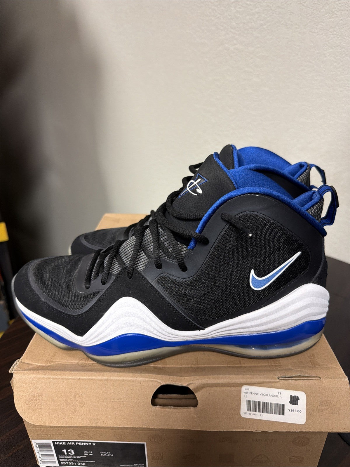 Air Penny 5 Orlando Size 13 537331-040 by Nike - product image from the listing.