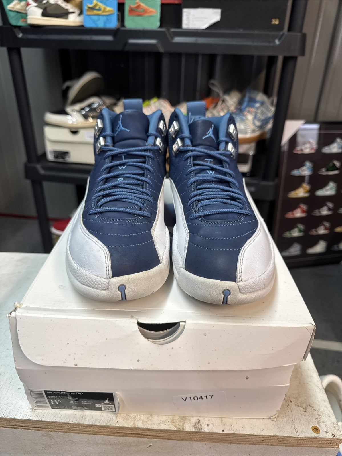 Jordan 12 Retro Indigo 2020 - Size 8.5 - product image from the listing.